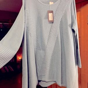Knithouse by Maria Dahlhoff sweater tunic in teal!